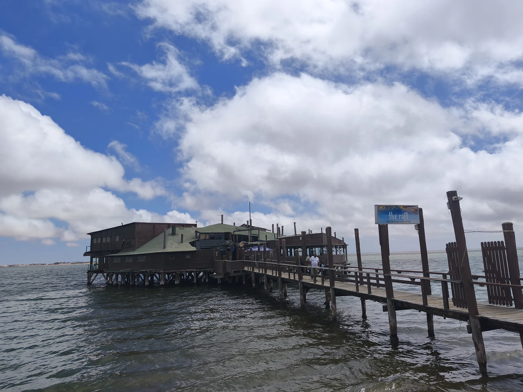 Waterfront landing area in Walvis Bay